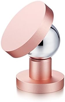 Magnetic Car Cell phone Mount Holder 360° rotation Stand Universal for Apple iPhone 7 6s 6 Plus SE 5s 5c iPad Mini Samsung Galaxy S7 S6 Edge S5 Note 7 5 4 3 LG Huawei GPS and More Mobiles (Rose gold)