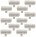 Backyard Barnyard PVC Tee Fittings for Automatic Poultry and Rabbit Watering Systems Schedule 40 PVC 1/2