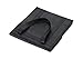 NZ Home Insulated Cooler Bag and Food Warmer (Medium, 2 pack) for Food Delivery & Grocery Shopping with Zippered Top, Black