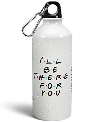 Prink Aluminum Water Bottle, 600 ml, Set of 1, White Prink Aluminum Water Bottle, 600 ml, Set of 1, White