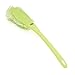 Minalo 18in Long Plastic Handle Nylon Mesh Brush/body Back/bath Shower Puff Large Head (Green)