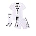 Yanfirstfc Juventus Home #7 Ronaldo 2018-2019 Kids/Youth White Soccer Jersey & Shorts & Socks