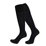 Dsource Unisex Soccer Socks Knee High Solid Baseball Football Sports Team Socks 2,6,10 Pairs