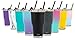Simple Modern Cruiser Tumbler with Clear Flip Lid and Straw - Insulated Travel Mug Stainless Steel Water Bottle 30 Ounce - Midnight Black