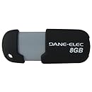 Dane-Elec 8 GB USB 2.0 Flash Drive DA-ZMP-08G-CA-N4-R (Black)