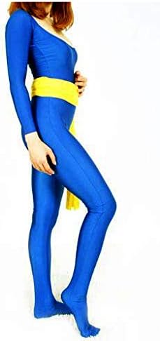Amazon コスプレ キャッツアイ 全身タイツ ブルー M コスプレ 仮装 通販