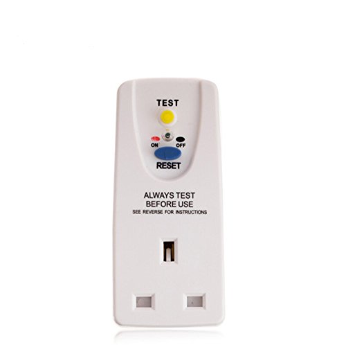 GutReise UK Safety RCD Socket Adaptor Home Circuit Breaker Cutout