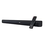 (Updated Version) Sound bar AKIXNO 40W Remote Controlled Matt Surface Wired Wireless and Bluetooth 2.0 Channel Home Theater 3 EQ Modes Ideal for TV PC Tablets Gaming, Wall Mountable (33-Inch Playbar)