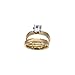 2 pcs Matt Stainless Steel Wedding Ring Sets Band 3MM Engagement Ring, Size 5 to 12