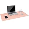 YSAGi Desk Mat, Mouse Pad,Waterproof Desk Pad,Large Mouse pad for Desk, Leather Desk Pad Large for Keyboard and Mouse…