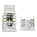 iMBAPrice (Pack of 10) Keystone Punch Down Jack Cat-5e RJ-45 - White