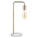 HAITRAL Industrial Table Lamp - Small Desk Lamp for Bedroom, Office, Living Room Gold/Rose Gold