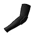 Morris 1 Pair / 2 Pcs Honeycomb Pad Crashproof Cycling Basketball Arm Guard Sleeve Elbow Support (Black, X-Large)