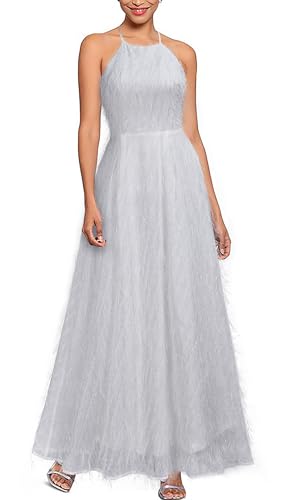 REPHYLLIS WHITE WEDDING GUEST DRESSES FOR WOMEN BRIDESMAID EVENING LONG DRESS XS