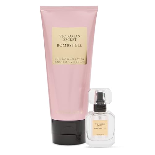 Victoria's Secret Bombshell Mini Fragrance Duo Gift Set, Eau de Parfum & Travel Lotion