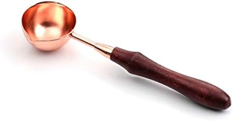 Shuiyibali Impeccable Wooden Wax Seal Stamp Warmer Melting Spoon Stamp Melting Furnace Stove Pot(None Picture Color)