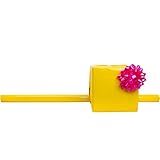 JAM Paper® Solid Color Wrapping Paper - 12.5 Sq Ft - Yellow - Glossy Wrapping Paper Roll - Sold Individually