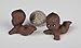 Pack of 24 Kewpie Babies - Brown Babies For Baby Shower Favors, Cake Decorations, Gender Reveals, and Baby Gift Decorations (Size: 1-1/2