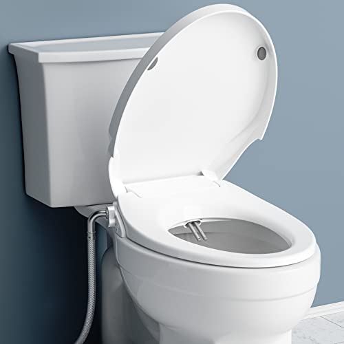 Hibbent Bidet Toilet Seat,Bidet Toilet Attachment,Elongated Toilet Seat