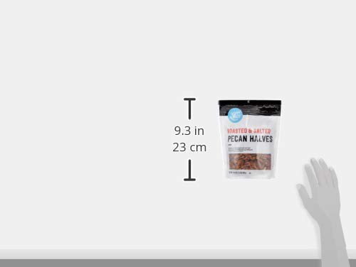 AMAZON GROCERY, PECAN HALVES, ROASTED & SALTED, 16 OZ (PREVIOUSLY HAPPY BELLY, PACKAGING MAY VARY)