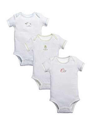 C.R. Gibson Multi-Size Bodysuit Set, By Baby Dumpling- Woodland Friends - Boy