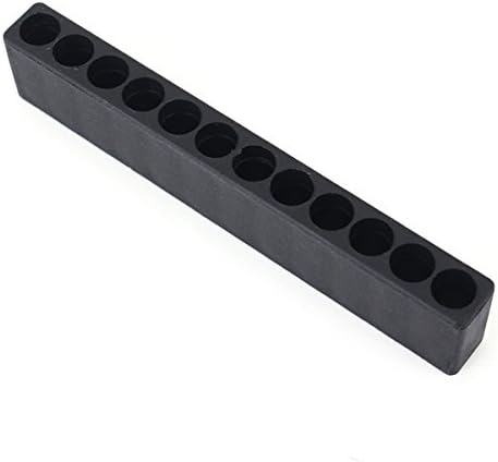 Letbo New 12 Holes Hex Shank Plastic Screwdriver Bits Storage Deck Screwdriver Head Storage Case