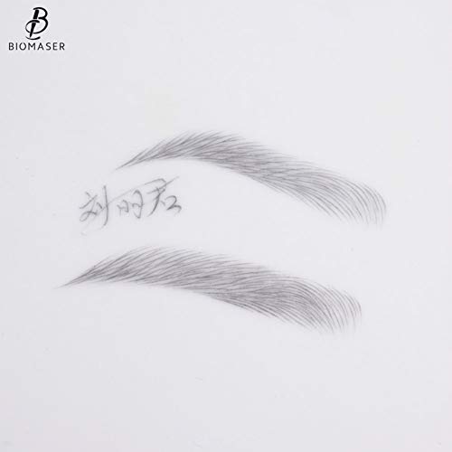 Inkless Microblading Tattoo Practice Skin - BIOMASER No Ink Needed Blank Practice Skin for Permanent Makeup and Microblading Practice