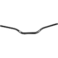 Forbidden Motorcycles 1-1/8in. Moto Style Handlebar with 1in. Ends - Black, Handle Bar Size: 1-1/8in., Color: Black
