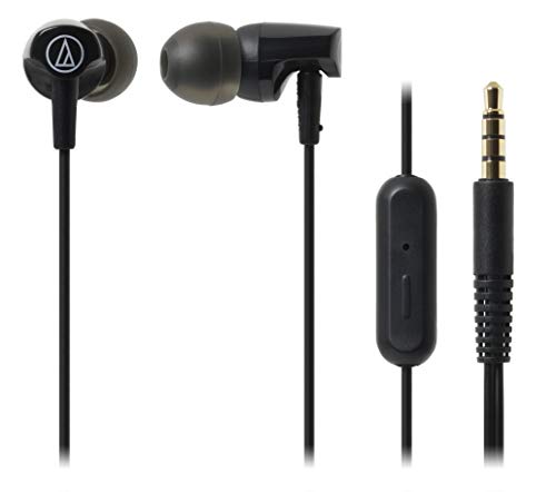 Audio-Technica SonicFuel ATH-CLR100ISBK In-Ear Headphones with Mic (Black)
