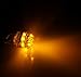 TuningPros LEDRS-T20-A15 Rear Signal LED Light Bulbs T20 Wedge, 15 LED Amber 2-pc Set