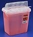 2 Gallon Horizontal Sharp Container, Red