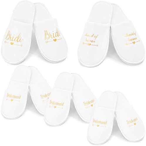 white wedding slippers