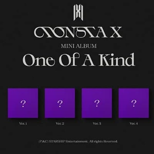 MONSTA X [ NO LIMIT ] 10th Mini Album ( 1 / 2 / 3 / 4 ) RANDOM Ver