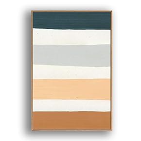 Framed Abstract for Living Room Bedroom Color Block for