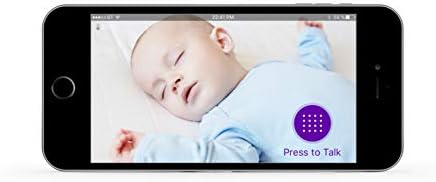 bt smart video baby monitor with 2.8 inch screen