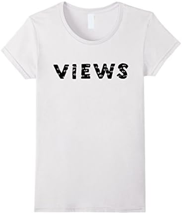 Women's Views T-Shirt for Women White Small White