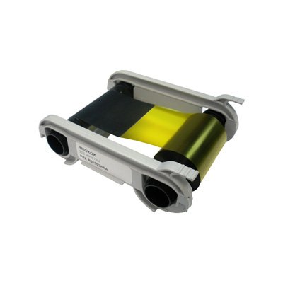 Evolis R6F003AAA 6 Panel Color Ribbon, Ymcko-K, 200 Prints/Roll