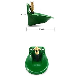 Yardwe Alimentatore Automatico per capre Cavalli bovini Pecore Mucche maiali Bestiame Animali (Verde) Yardwe Alimentatore Automatico per capre Cavalli bovini Pecore Mucche maiali Bestiame Animali (Verde)