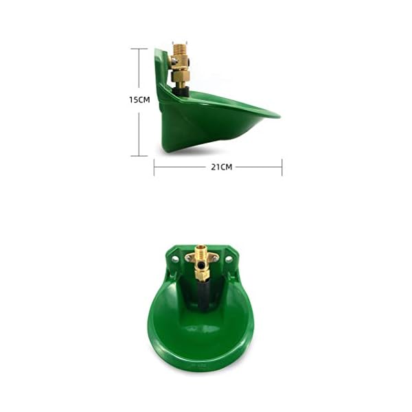 Yardwe Alimentatore Automatico per capre Cavalli bovini Pecore Mucche maiali Bestiame Animali (Verde) Yardwe Alimentatore Automatico per capre Cavalli bovini Pecore Mucche maiali Bestiame Animali (Verde)