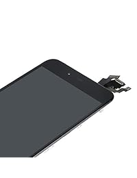 Reemplazo de reemplazo de pantalla LCD de Ayake para iPhone 6 Plus 5.5 "Negro   Ensamblaje de digitalizador de pantalla completo (cámara frontal, altavoz de auricular, botón de inicio preensamblado) con todo el kit de herramientas requerido