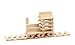 Omni Wooden Toys Natural Wooden Planks, 100 Piece