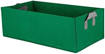 Fabric Raised Garden Bed, Rectangle Breathable Planting Container Grow Bag Planter Pot for Plants, Flowers, Vegetables Fabric Raised Planting Bag