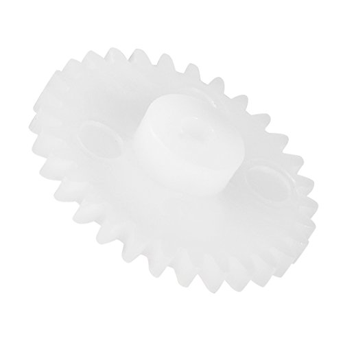 uxcell 30Pcs 302A Plastic Gear Toy Accessories with 30 Teeth for DIY Car Robot Motor