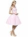 Maggie Tang 50s 60s Vintage Cocktail Swing Rockabilly Ball Gown Dress Pink L