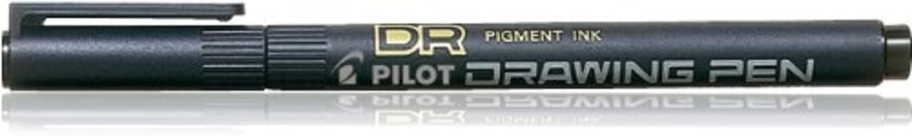 Pilot DR Drawing Pen 02 0.35 mm Tip - Black, Box of 12