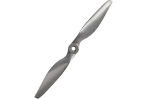 GENERIC 1PC CW CCW RC Propellers 7x5 8x6 9x6 10x7 11x7 12x6 13x6.5 14x7 15x8 16x8 17x8 Inch Gray 2-Vane Direct Drive Nylon Propeller with Adapter Rings for RC Airplan, Drone, Glider (9x6Inch CCW)