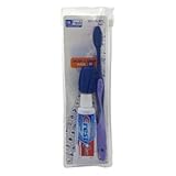Dr. Fresh Travel Kit Crest/ Colgate Toothpaste-Brush-Cover (3 Pack)