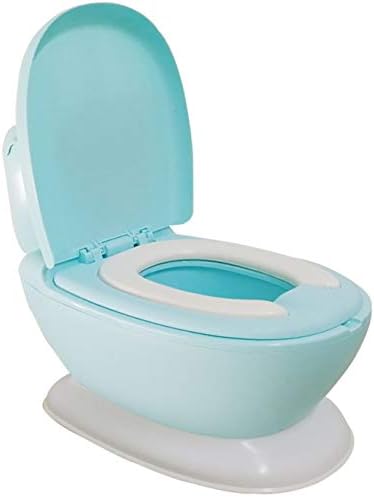 Glenmore Pot Enfant Apprentissage Mini Imitation Toilettes Wc Potty Pour Bebe Avec Son De Rinage Bleu