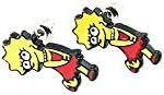 US Family Brand Toon Characters The Simpsons Lisa Stud/Post Earrings Gift Boxed