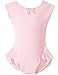 JEE.MDNMD.OO Girls' Flutter Sleeve Skirted Leotard Ballet Pink